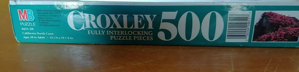 NUEVO 500 Piezas Puzzle California Costa Norte Rosa Flor Cabaña Foto 3 de 4