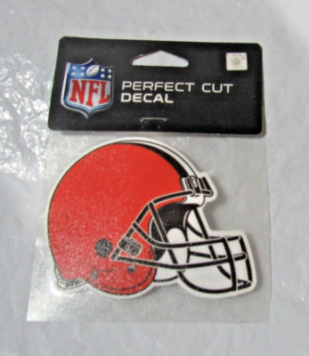 NFL Cleveland Browns Current Logo  4'' x 4'' Perfect Cut Decal