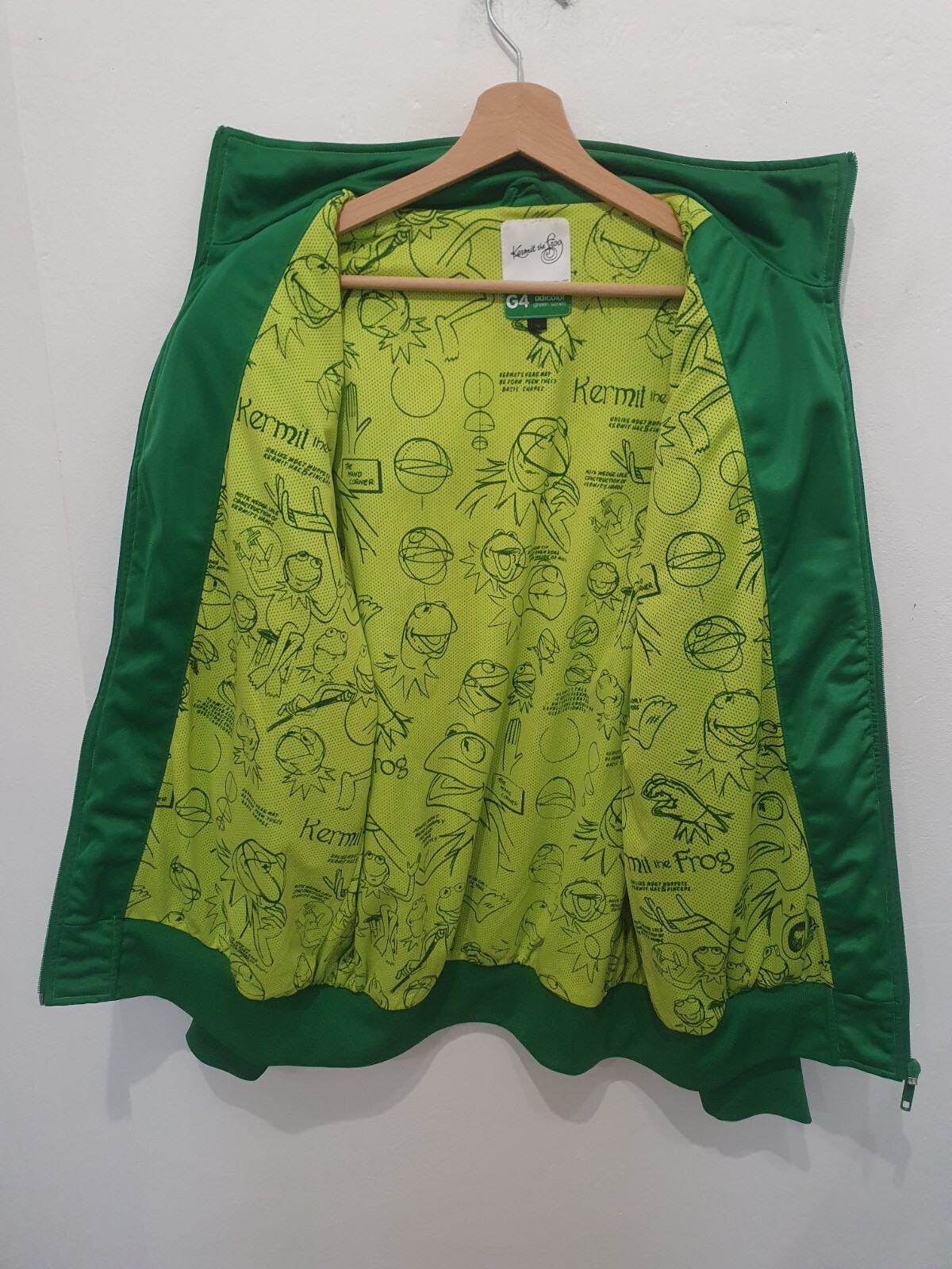 ADICOLOR KERMIT ADIDAS SIZE XL 2006 g4 green series TRACKTOP TRACKJACKET rare image 8