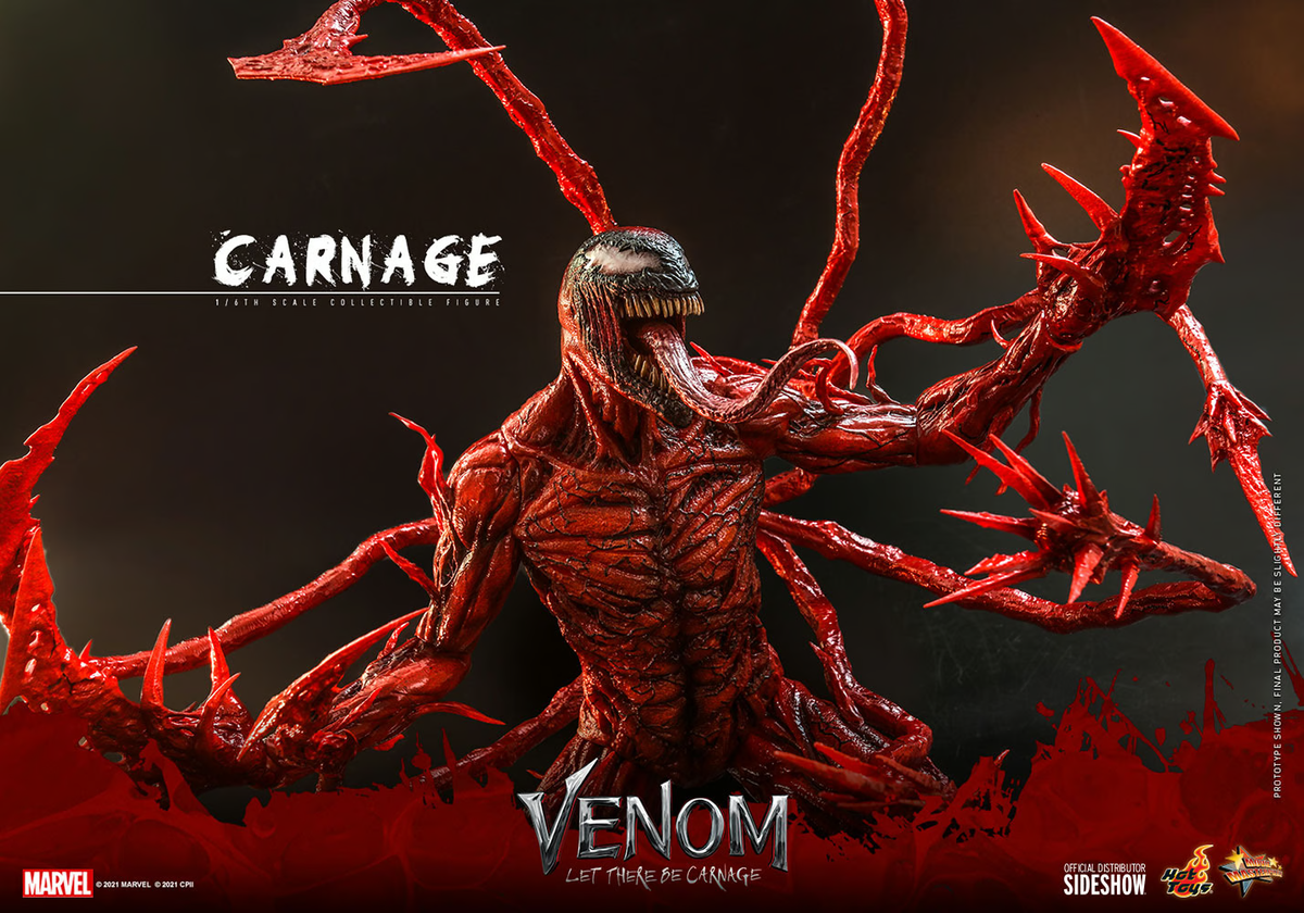 1/6 Marvel Venom Let There Be Carnage: Carnage Figure Hot