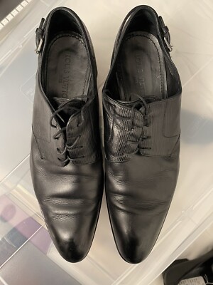 Louis Vuitton Men's Shoes Black Leather Dress Lace Up US 9.5 | eBay Louis Vuitton Men's Shoes Black Leather Dress Lace Up US 9.5 | eBay