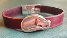 Cat Leather Bracelet