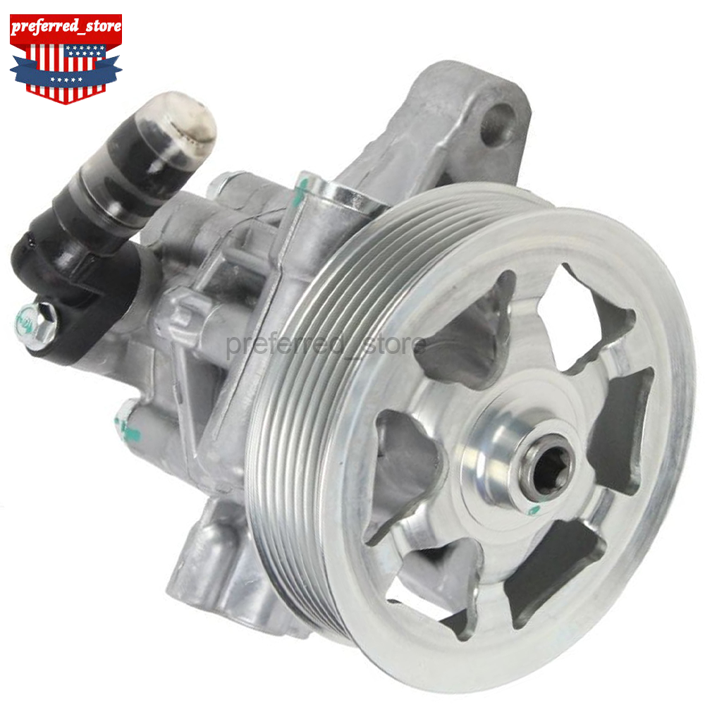 1x Fits 2002-2011 Honda CR-V 2.4L High Quality Power Steering Pump w/ Pulley