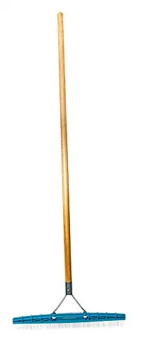 Grandi Groom AB24 Carpet Rake 18-Inch Head 54-Inch Handle Blue - Image 2 of 4