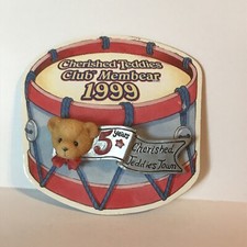 ENESCO Cherished Teddies Club Member Membear Pin 1999 5 Years