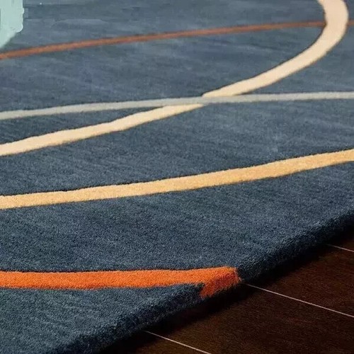 Gorgeous New Hand Tufted Modern Design 100% Nz Wool Area Rug Buy 1 Get 1 Free - Picture 2 of 6