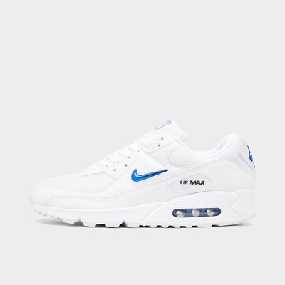 NIB Men Nike Air Max 90 Shoes Jewel White Game Royal Black DV3503-100