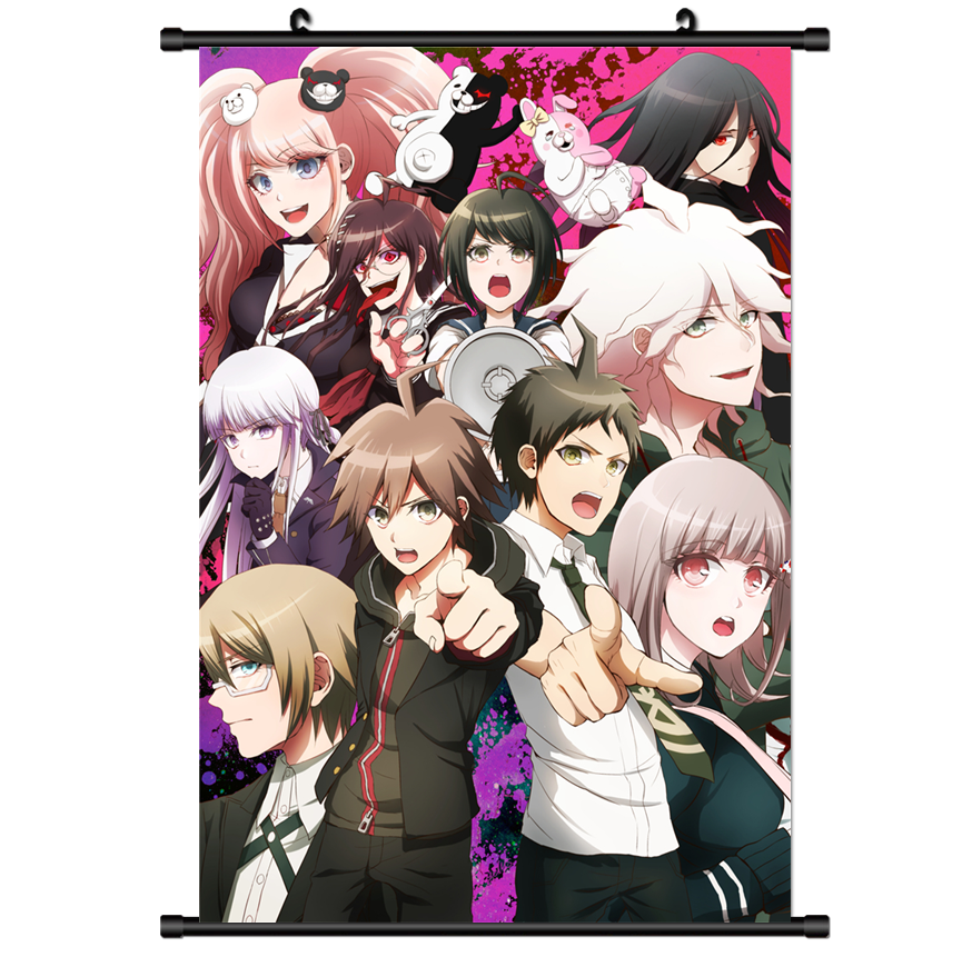 Anime DANGANRONPA DANGAN RONPA Wall Scroll Home Decor