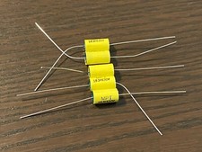 Qty 5 New .018 uf 630v Yellow Film Capacitors Guitar Tube Amp Tone 183K