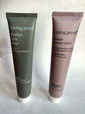NEW Living proof Set 1 Restore Instant Repair  1 Perfect Hair Day 1 oz X 2