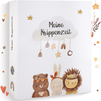 OLGS Sammelordner Kindergarten Kita Ordner, Meine Krippenzeit - Portfolio A4