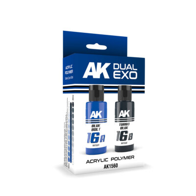 Blau Bolzen & Turbo Blau Dual Exo Set Ak-1560 Ak Interactive