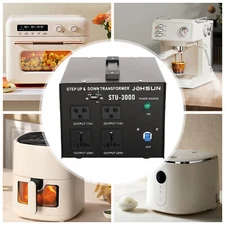 Heavy Duty 3000W Voltage 220V-110V 110V-220V Step Up/ Down Transformer Converter