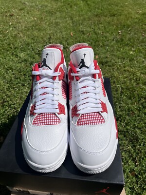 Air Jordan Retro 4 Alternate '89 Men's DS Size 11 White Black Gym