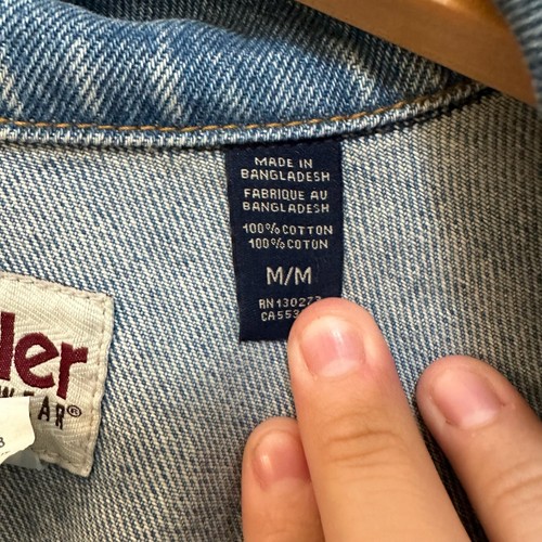 Wrangler Herren Rugged Wear ungefütterte Jeansjacke Vintage Indigo Gr. Medium RJK30VI - Bild 6 von 6