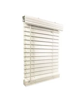 US Window and Floor 2" Cordless Faux Wood Blinds, Fit Windows 35" - 35 1/4", ...