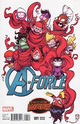 A-Force #1 Skottie Young Variant Marvel Comics 2015 NM+