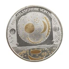 Germany 2008 10 Euro Sky Disc Nebra Silver with Gold Application Partially Gold-Plated