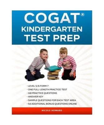 COGAT  KINDERGARTEN TEST PREP: Level 5/6 Form 7, One Full Length Practice Test,