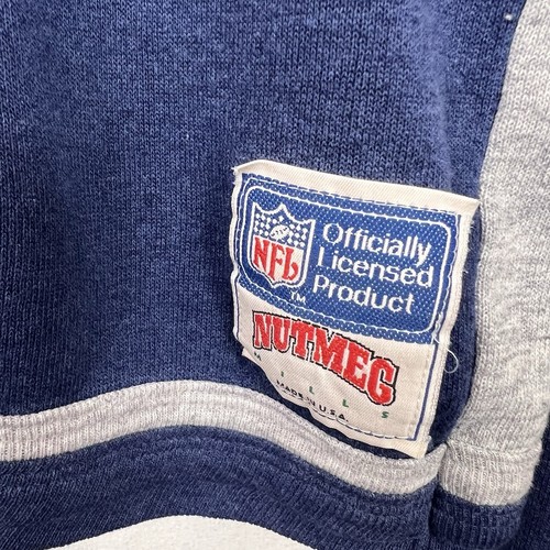 Vintage DALLAS COWBOYS Sweatshirt Mens L Blue NUTMEG Mills NFL Football Sweater - Picture 7 of 9