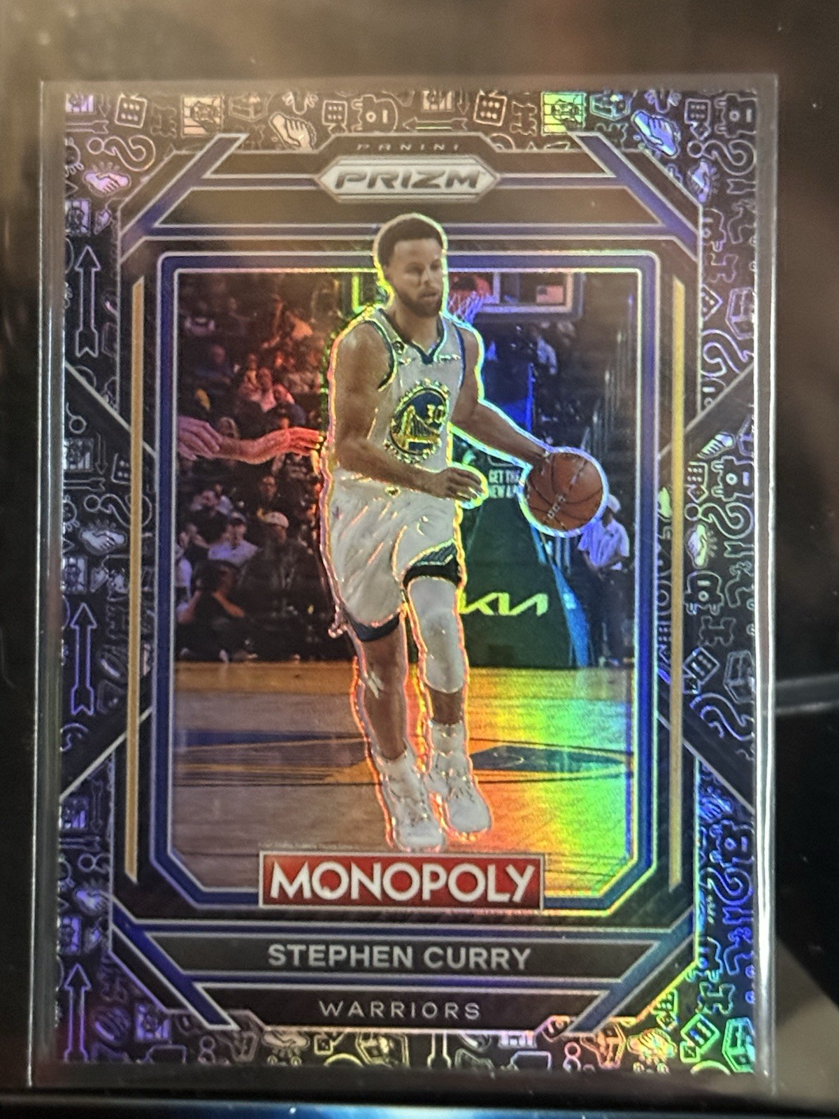 2022-23 PANINI PRIZM MONOPOLY #28 ICON PRIZM STEPHEN CURRY SSP!