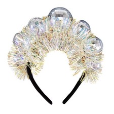 Disco Ball Headband for Women Vintage Disco Headband for Women Birthday Party...