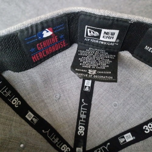 Chicago Cubs New Era 39Thirty Hat Medium/Large Gray Two Tone Fitted Stretch - Picture 12 of 14