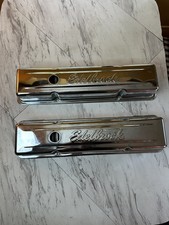 Edelbrock Chevy Small Block 283-327-350-400 Valve Covers Chrome