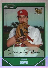 2007 Bowman Chrome Draft Refractors #BDP24 Dennis Dove Rookie Card RC. rookie card picture