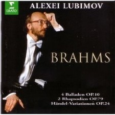 JOHANNES BRAHMS - Brahms: 4 Ballades Op 10, 2 Rhapsodies Op 79, Handel - CD VG