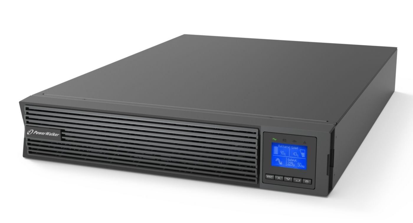 Sacto Licht Power Walker Usv Online 3000 Va – 19-Zoll-Rack-Schutz - Bild 3