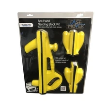 Fast Mover FMT5537 6 Piece Hook & Loop Sanding Block Kit SMART
