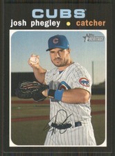2020 Topps Heritage #688 Josh Phegley Chicago Cubs 49022