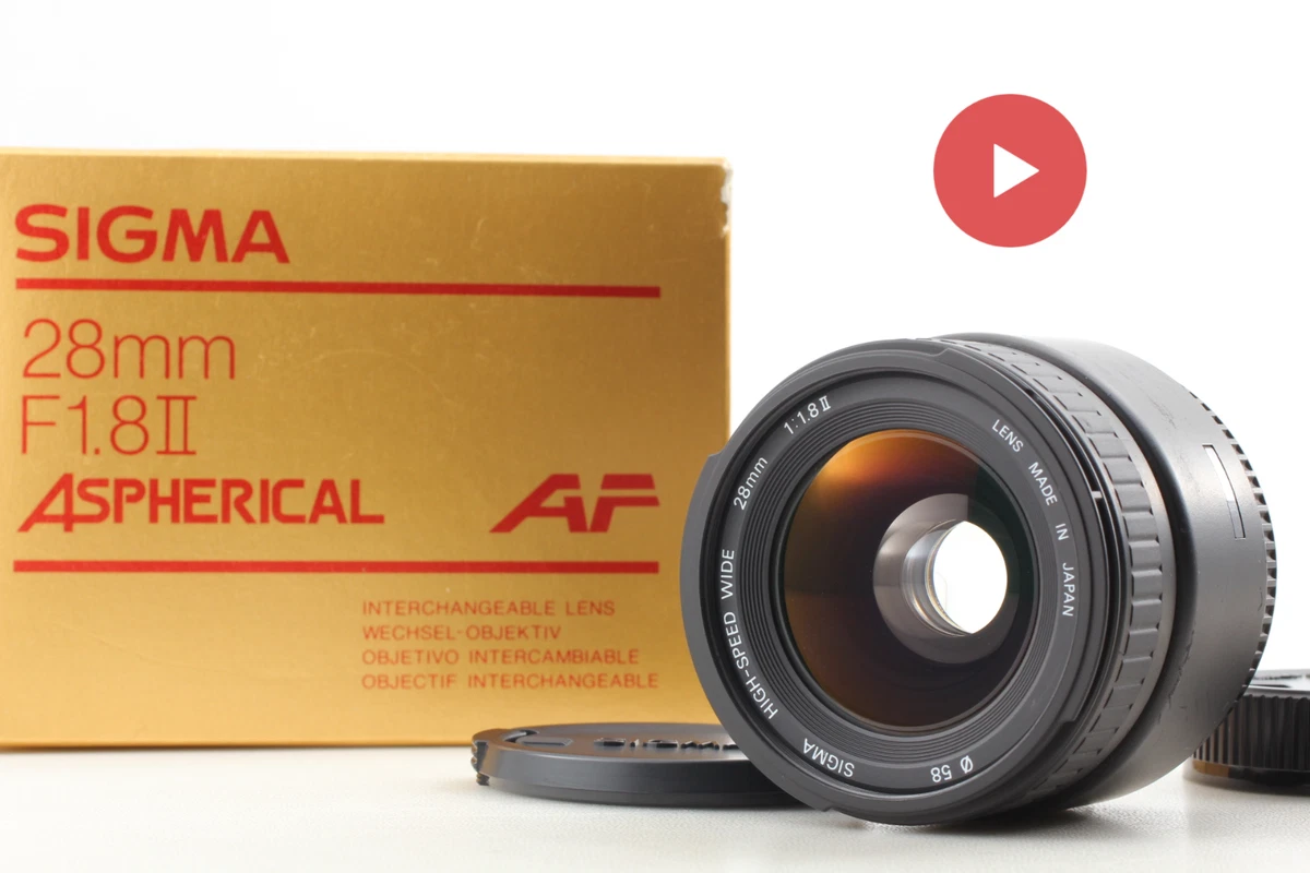 Sigma f/1.8 Camera Lenses 28mm Focal for sale - eBay
