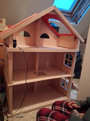 Goki Puppenhaus 3 Etagen Holz Spielhaus Dollhouse Mit Zubehör