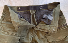 G-Star Rovic Zip 3 D Tapered Größe W33 L34  olivgrün kaum getragen