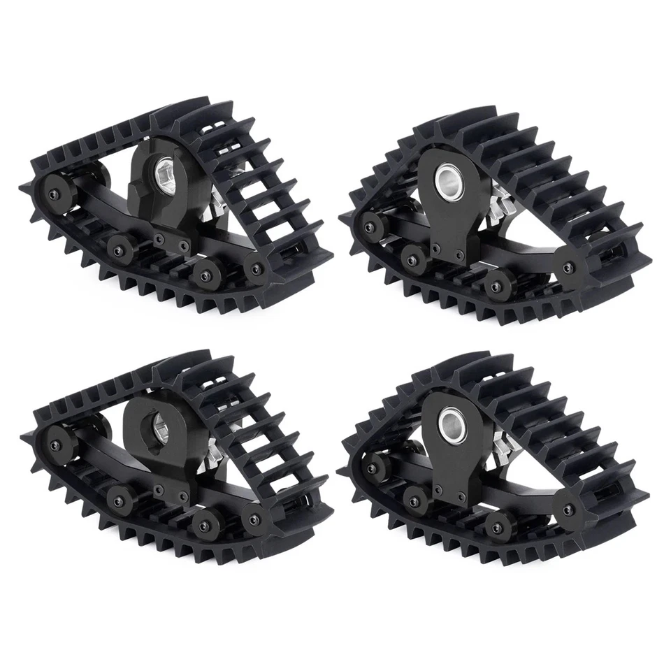 4Pcs Snow Tracks Wheel Tires for 1/18 Traxxas TRX4M RC Crawler Car Upgrade Parts - Image 2 of 4