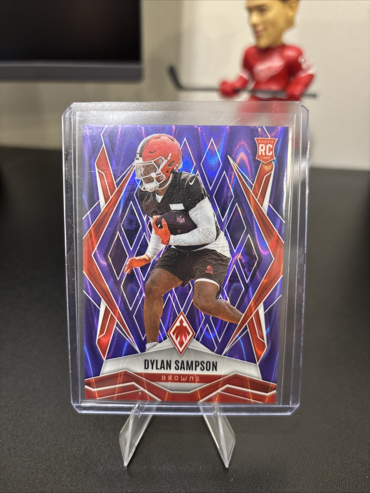 2025 Panini Phoenix - Rookies Dylan Sampson #250 Purple Seismic /49