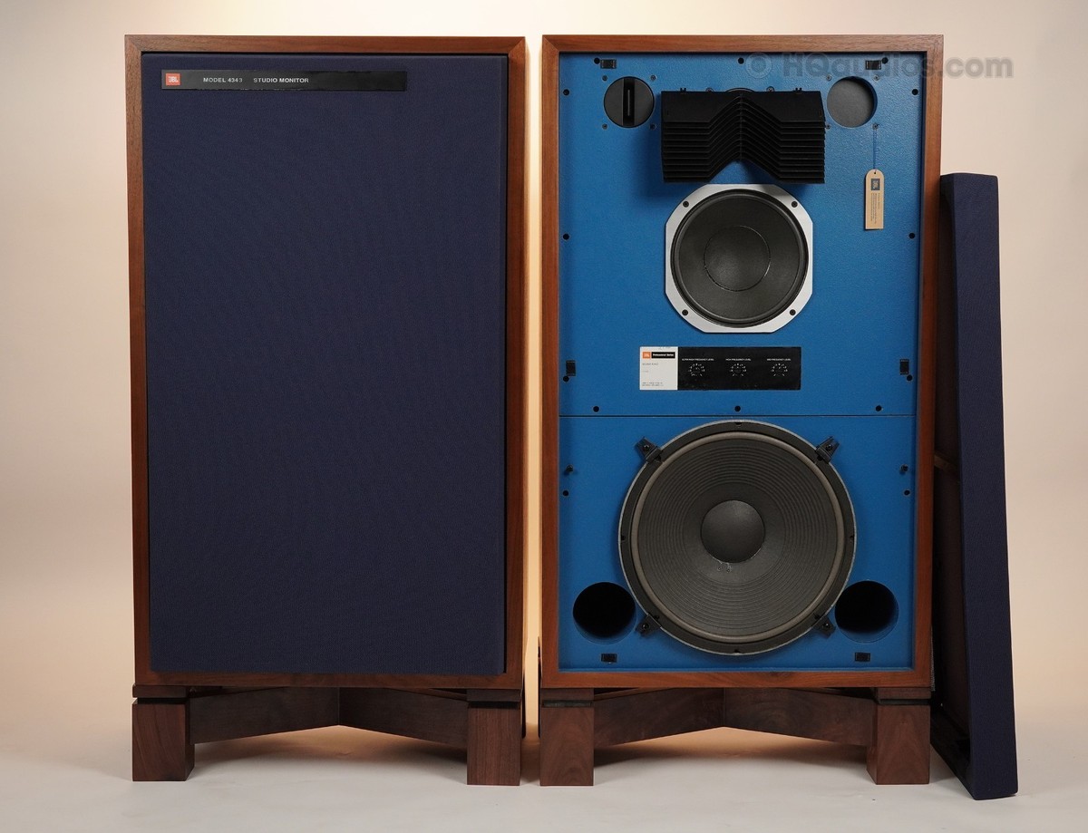 JBL 4343 Control Monitor Speakers (Pair) – Pro Restored & Serviced