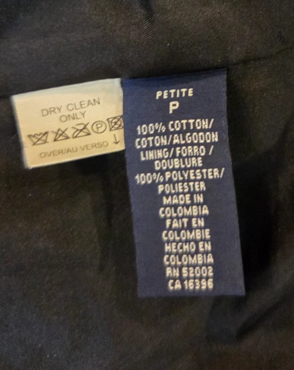 Liz Claiborne LizSport 2 Piezas Traje Chaqueta Falda Estampado Guepardo Mujer Pequeña Talla 6 Foto 4 de 4