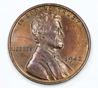 *1942 LINCOLN WHEAT CENT PROOF* *RARE* *BU+++* *TONER* NR #G4021