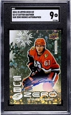 2024-25 Upper Deck Ice #SZ-CT Cutter Gauthier Rookie Sub Zero Blue Auto 1:960