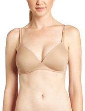 NWOt Warner's 34B Elements Of Bliss Wire-Free Bra with Lift 1298 Beige 130751
