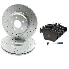 FOR MERCEDES GLC300d GLC350d GLC350e E350 EQ Boost REAR BRAKE DISCS APEC PADS