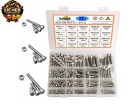 Muttern Und Schrauben Set M3 M4 M5 M6 304 Edelstahl Hex Sockel