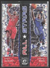 2021-22 Donruss Optic #20 Derrick Rose / Kevin Durant All-Stars Holo Fast Break