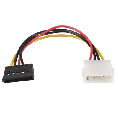 3X(-Strom Buchse auf Molex-Stecker-Adapter-Konverter-Kabel, 6- W2I9)1245