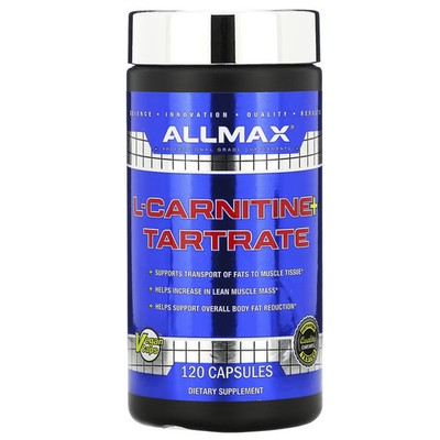 2 X ALLMAX Nutrition, L-Carnitine + Tartrate, 120 Capsules