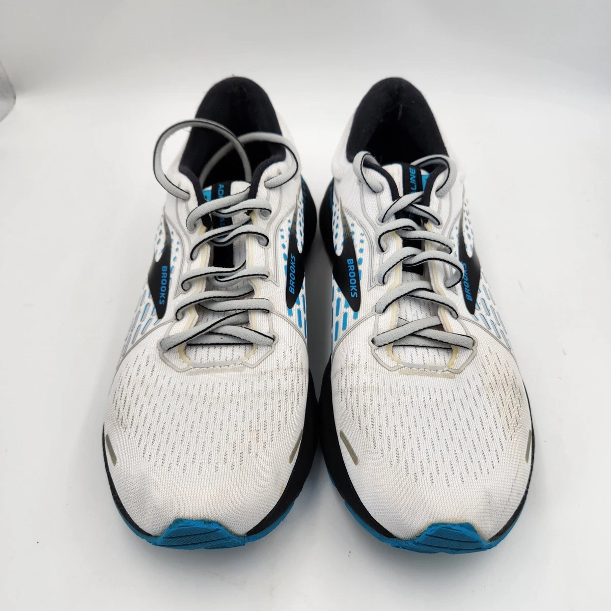 Brooks Adrenaline Gts 21 Mens 14 Running Shoes white blue and black clean mint c Men main image 2
