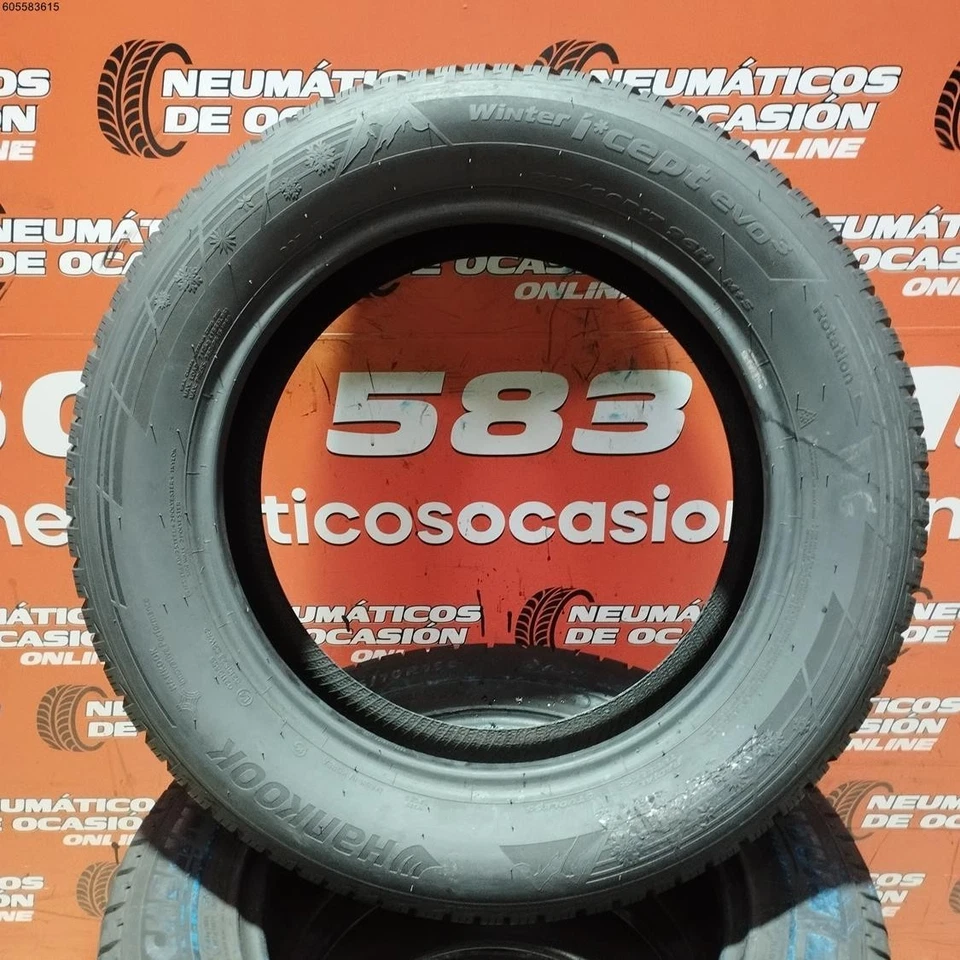 2X 215 60 R17 96H HANKOOK WINTER ICEPT EVO3 6.7/6.7,MM REF. 15319 - Imagen 3 de 4